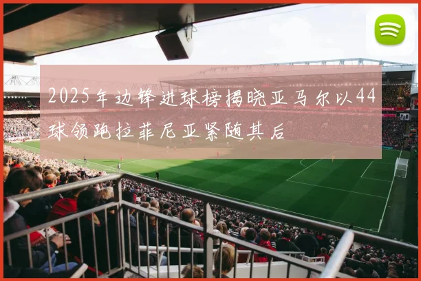 2025年边锋进球榜揭晓亚马尔以44球领跑拉菲尼亚紧随其后