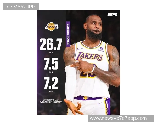 詹姆斯圣诞大战创纪录19场斩获507分场均表现惊艳
